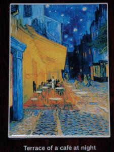 Terrace of a cafe at night Terrace of a cafe at night