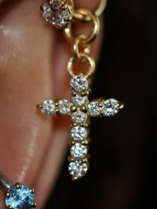18K ダイヤモンドクロスチャーム 18K ダイヤモンドクロスチャーム