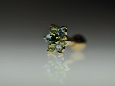 エメラルド × アクアマリン × ペリドット エメラルド × アクアマリン × ペリドット