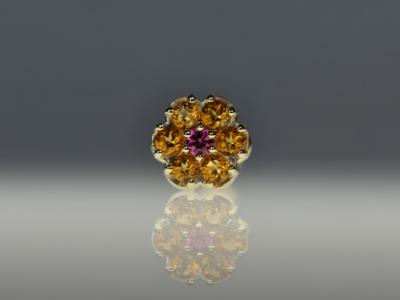 ピンクトルマリン × シトリン ピンクトルマリン × シトリン