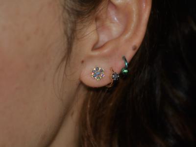 アレキサンドライト × ブラックオパール アレキサンドライト × ブラックオパール