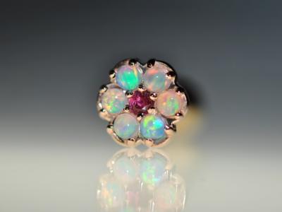 ピンクトルマリンAAA × オパールグラデーション ピンクトルマリンAAA × オパールグラデーション