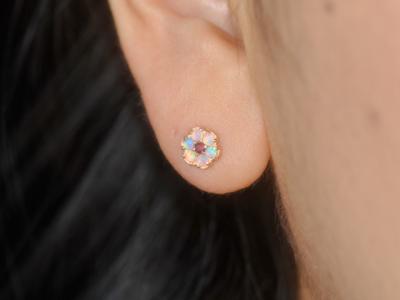 ピンクトルマリン × オパールグラデーション ピンクトルマリン × オパールグラデーション