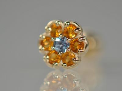 アレキサンドライト × シトリン アレキサンドライト × シトリン