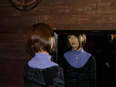 鏡に映った私 鏡に映った私