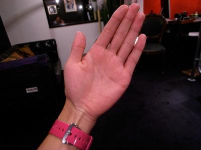 タケちゃんの手 タケちゃんの手