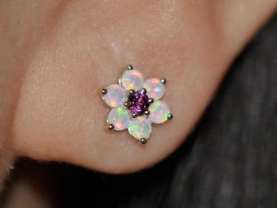 ロードライトガーネット × オパール ロードライトガーネット × オパール